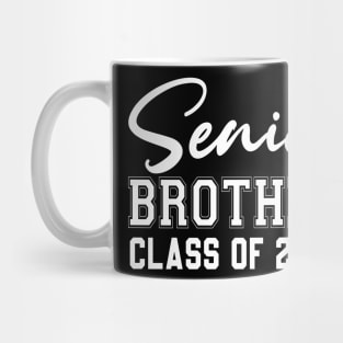 Senior brother Class of 2024 funny Graduation Of High Middle School Mug